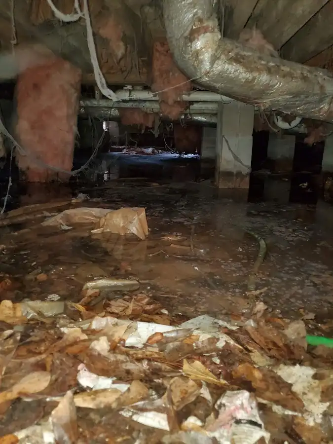 Crawl space flood assessment for Leak Detection & Repair in Pensacola Station