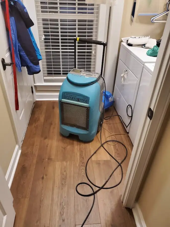 Commercial dehumidifier deployed for Crawl Space Restoration in Pensacola Station